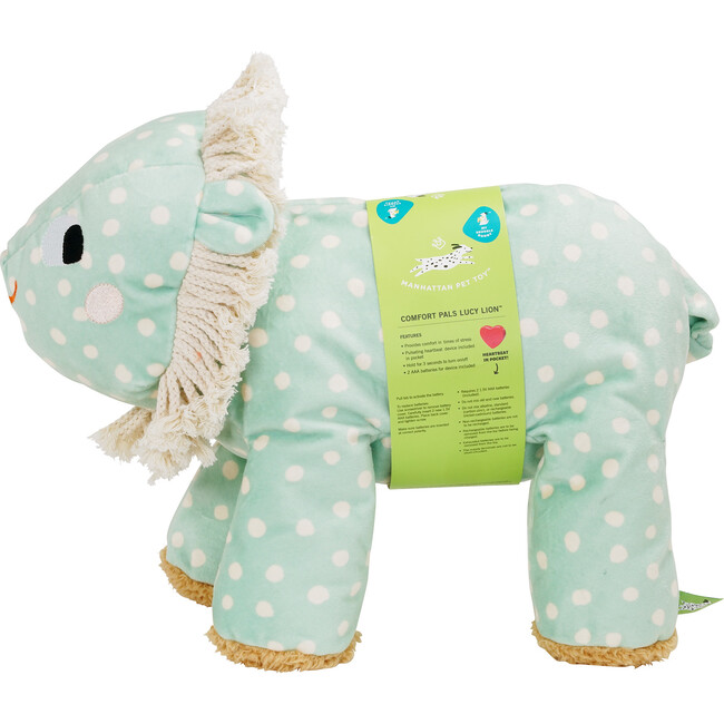 Comfort Pals Lucy Lion Soothing Heartbeat Calming Companion Dog Toy - Pet Toys - 3