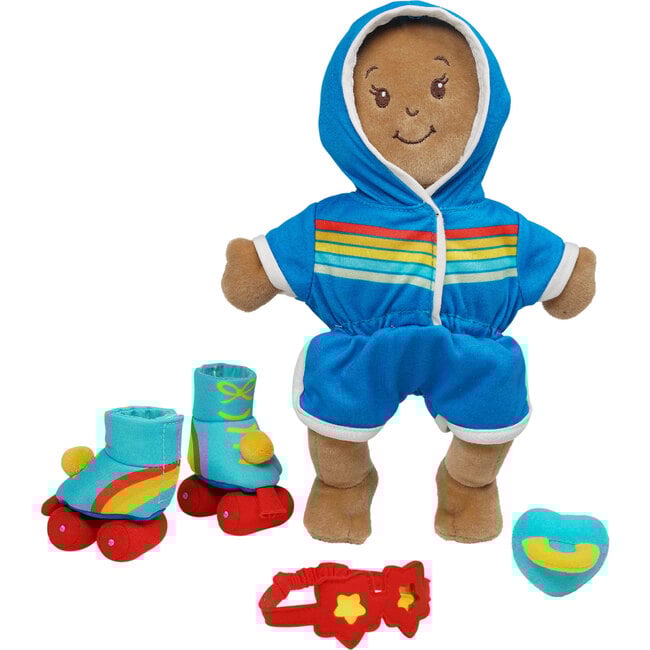 Wee Baby Stella Rainbow Roller Baby Doll Set - Dolls - 4