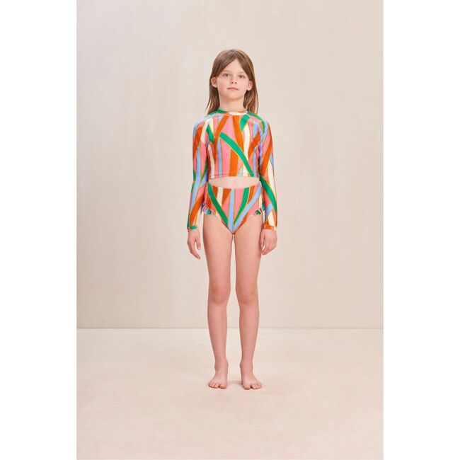 Mary Kids Rashguard Set, VINTAGE STRIPE PRINT