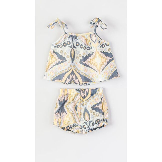 Rooney Geometric Cotton Set, ALOE MULTI
