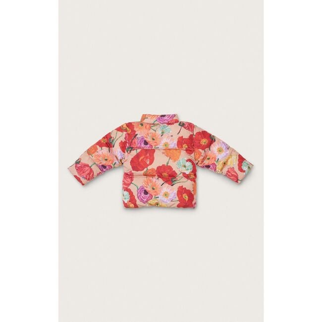 Polina Kids Puffer, PAINTED FLORAL - Jackets - 3