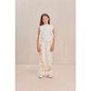 Nakia Kids Top, OFF WHITE - Blouses - 1 - thumbnail