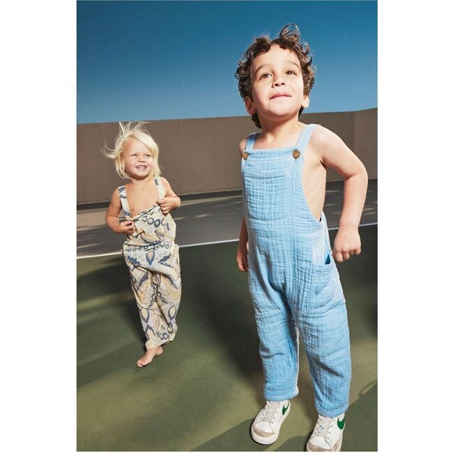 Kenji Geometric Cotton Jumpsuit, ALOE MULTI - Overalls - 5