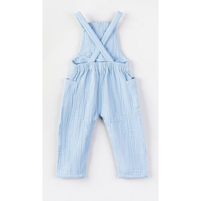 Kenji Cotton Jumpsuit, STEEL - Overalls - 3