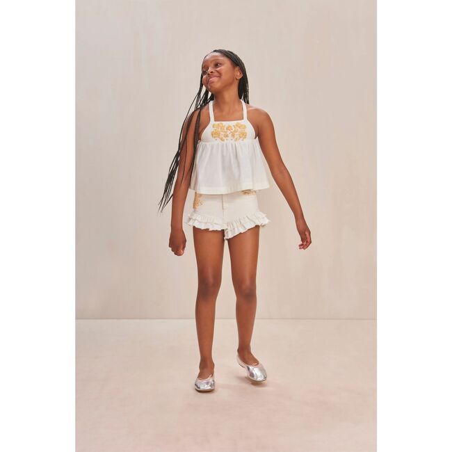 Remy Kids Short, INDU ECRU - Shorts - 6