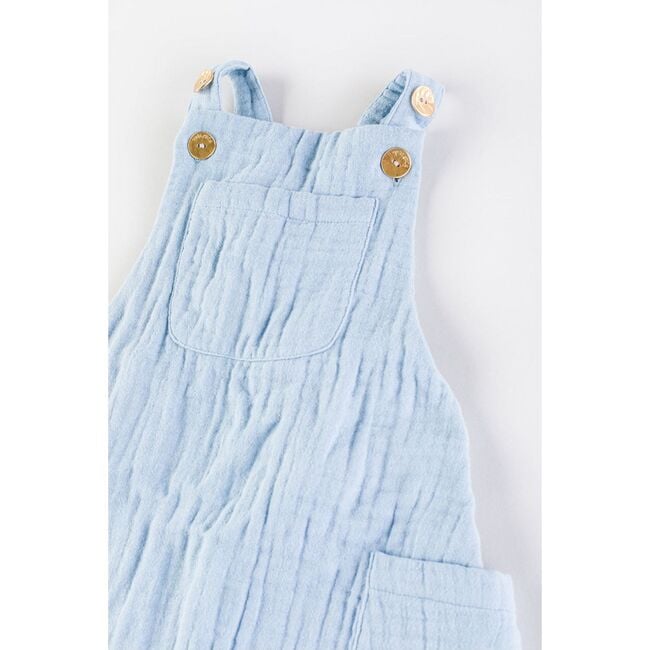 Kenji Cotton Jumpsuit, STEEL - Overalls - 5