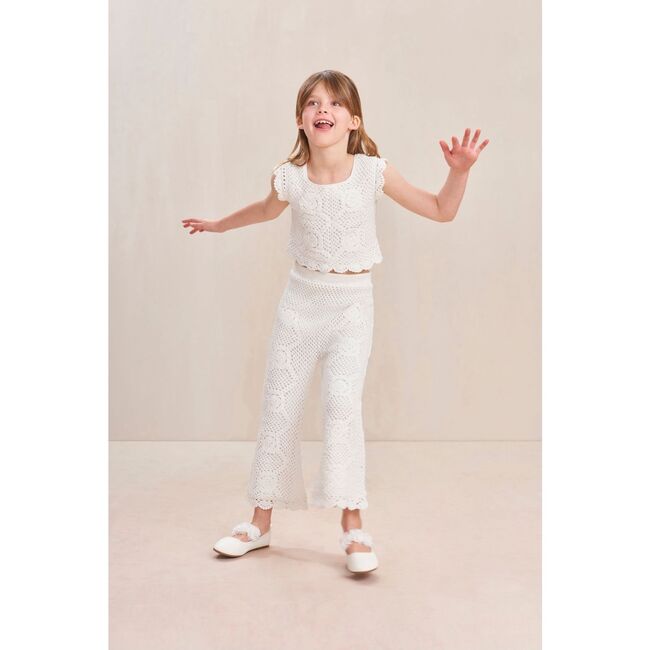 Jana Kids Top, OFF WHITE - Shirts - 3