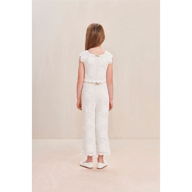 Jessi Kids Crop Pant, OFF WHITE - Pants - 3