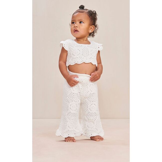 Jana Baby Top, OFF WHITE - Shirts - 4