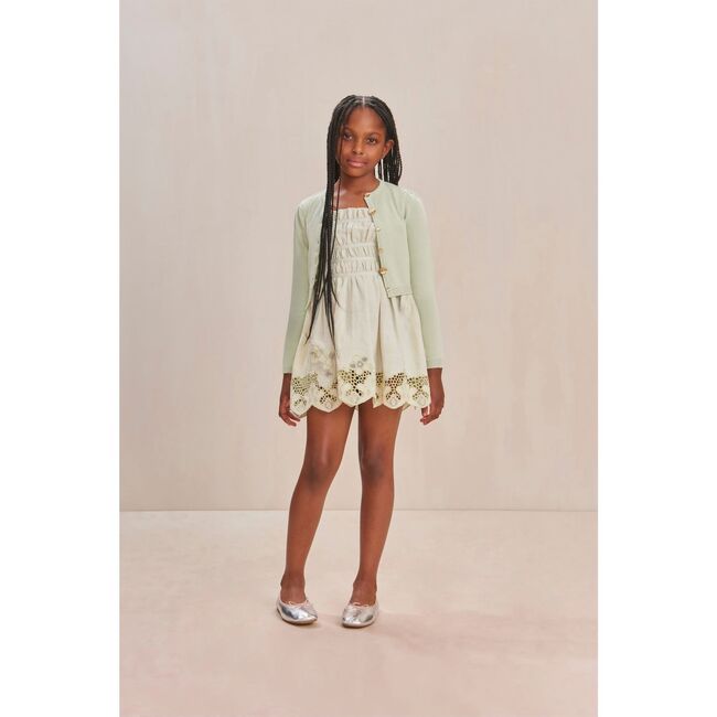 Arke Kids Cardigan, LIGHT HONEYDEW