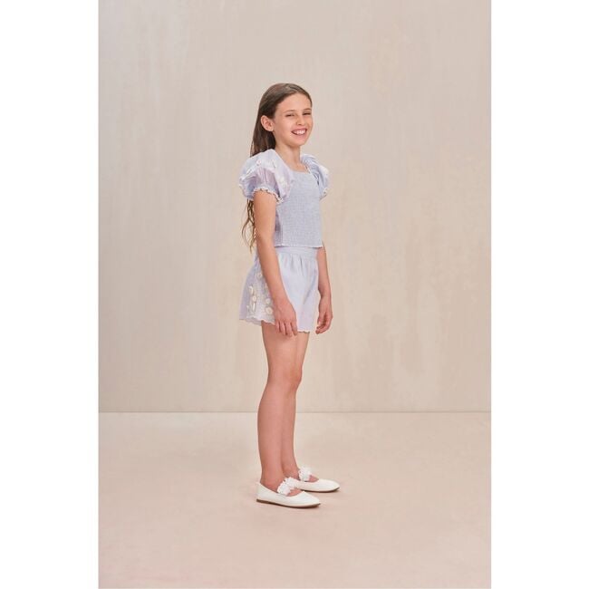 Eleos Kids Top, MARINE - Blouses - 3