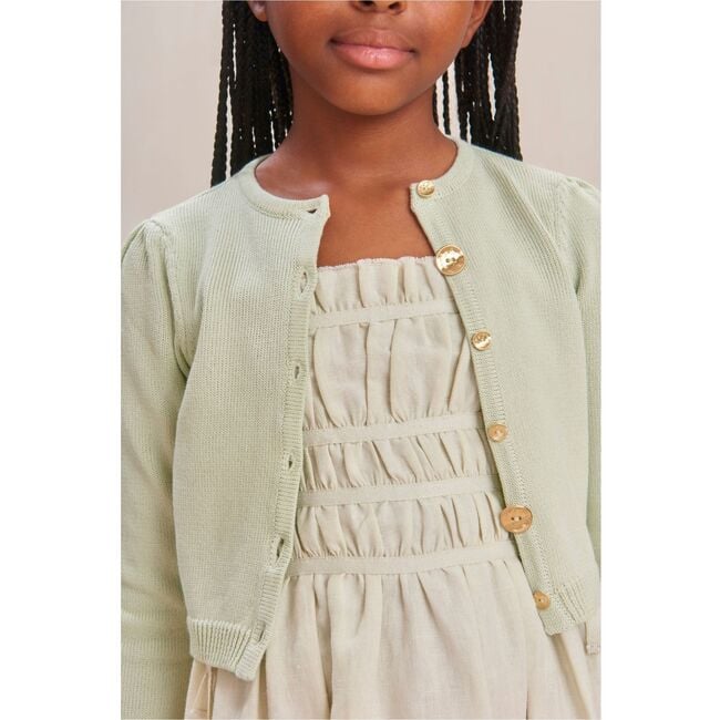 Arke Kids Cardigan, LIGHT HONEYDEW - Cardigans - 3