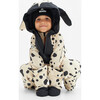 Puppydo Adjustable Hood Waterproof Zipper Snowsuit, Beige - Snowsuits - 3 - thumbnail