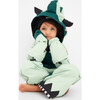 Lilido Monster Adjustable Hood Waterproof Zipper Snowsuit, Mint - Snowsuits - 3 - thumbnail