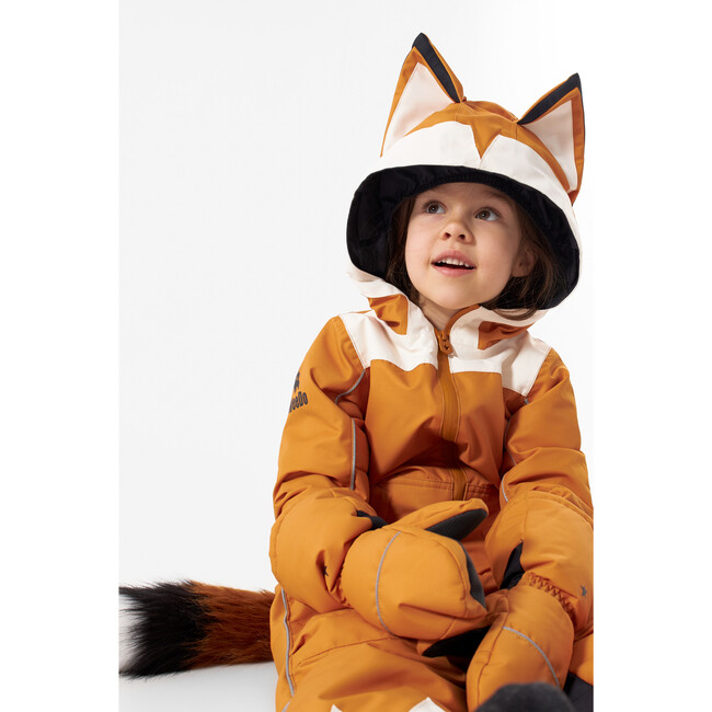 Foxdo Fox Snowsuit, Brown - Snowsuits - 4