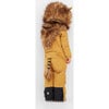 Liodo Lion Adjustable Hood Waterproof Zipper Snowsuit, Golden Brown - Snowsuits - 4 - thumbnail