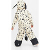 Puppydo Adjustable Hood Waterproof Zipper Snowsuit, Beige - Snowsuits - 7 - thumbnail