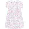 Little Princess Lilibet Hand Smocked Embroidered Baby Dress, Pink - Dresses - 2 - thumbnail
