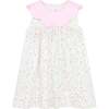 Little Princess Elizabeth Floral Petal Cotton Baby Dress, Pink - Dresses - 1 - thumbnail