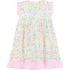 Little Princess Beatrice Tiny Floral Cotton Baby Dress, Pink & White - Dresses - 2 - thumbnail