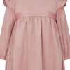 Chloe Velvet & Satin Bow Party Dress, Pink - Dresses - 3 - thumbnail