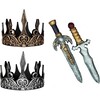 Deluxe King Crown & Dagger Bundle - Costumes - 1 - thumbnail