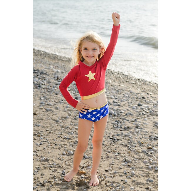 Superhero Wonder Girl Dress Up Bundle, 2pcs - Costumes - 2