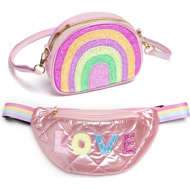 I Love Fanny Pack Purse Bundle