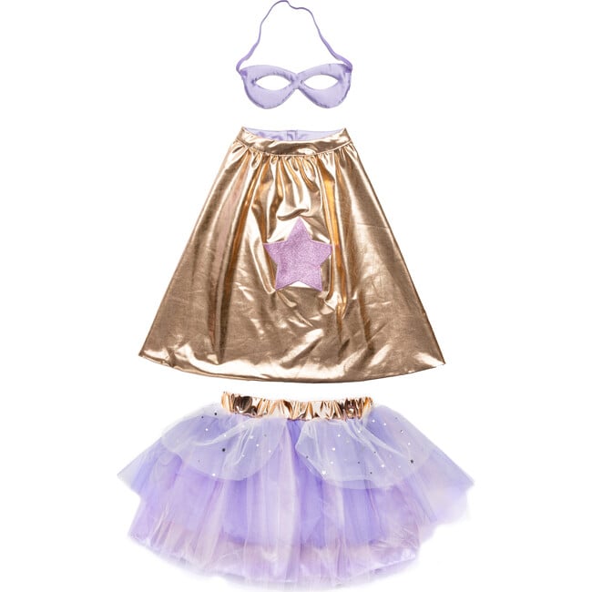 Super Duper Metallic Gold Dress Up Bundle, 2 pcs, Size 4-6 - Costumes - 7