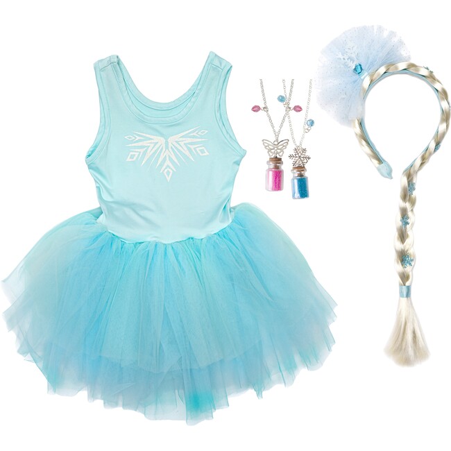 Adorable Elsa Ballet Dress Up Bundle, 4pcs - Costumes - 1