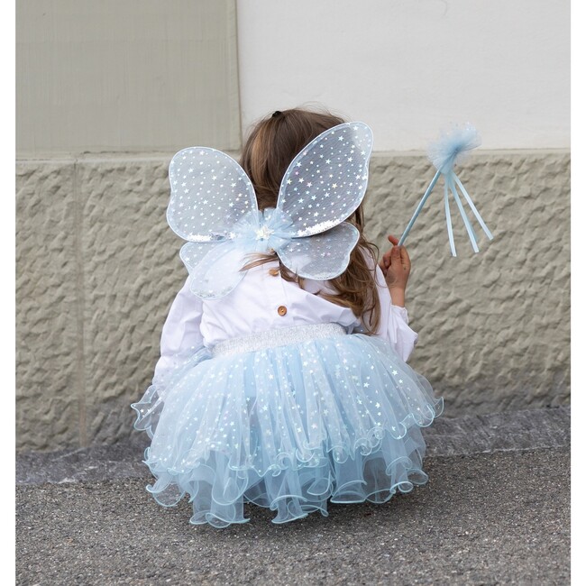 Iridescent Celestrial Fairy Wings, Tutu, Wand