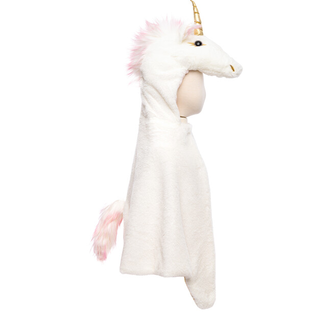 Unicorn Cuddle Cape, White, Size 2-3