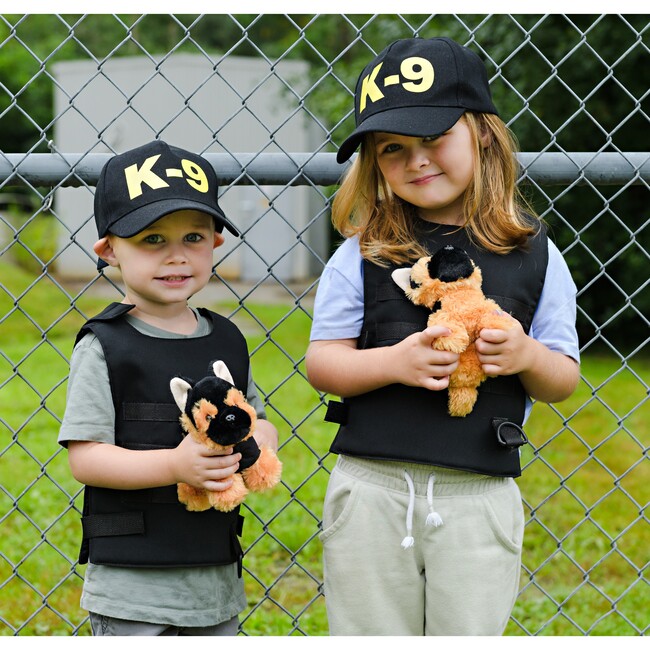 K9 Unit Police Set, Vest, Hat & Plush Puppy