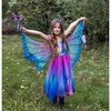 Butterfly Twirl Dress & Wings, Blue/Purple - Costumes - 2 - thumbnail