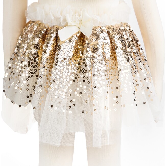 Gracious Gold Sequins Skirt, Wings, & Wand