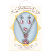 Great Pretenders The Marilyn, Pink and Silver, 4pc Necklace, Ring, and Clip On Earrings Set - Costumes - 2 - thumbnail