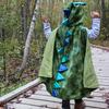Dragon Cape with Claws, Green/Blue Size 5-6 - Costumes - 2 - thumbnail