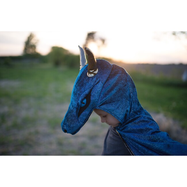 Great Pretenders Starry Night Dragon, Teal and Gold, Size 7-8 - Costumes - 6