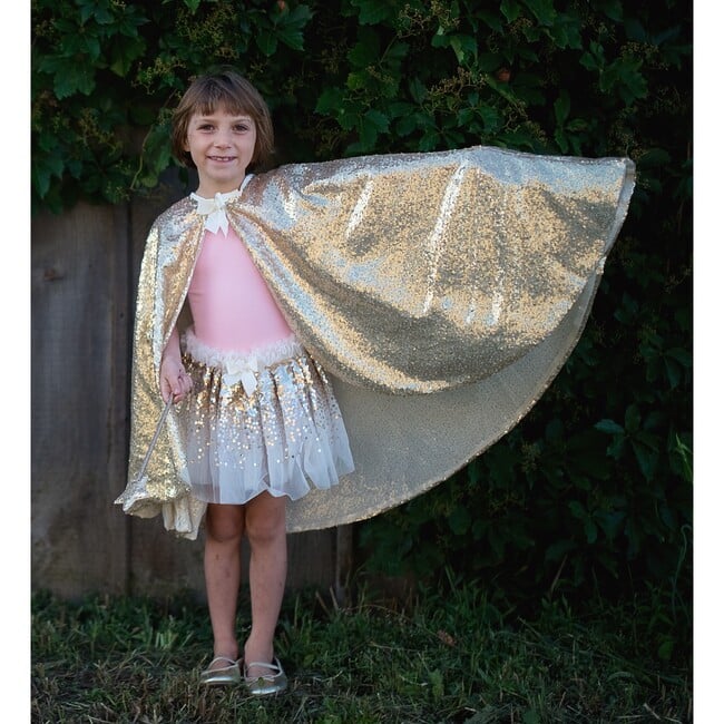 Gracious Gold Sequins Cape - Costumes - 4