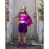 Great Pretenders Superhero Star Dress, Cape and Headpiece, Magenta and Purple, Size 5-6 - Costumes - 3 - thumbnail