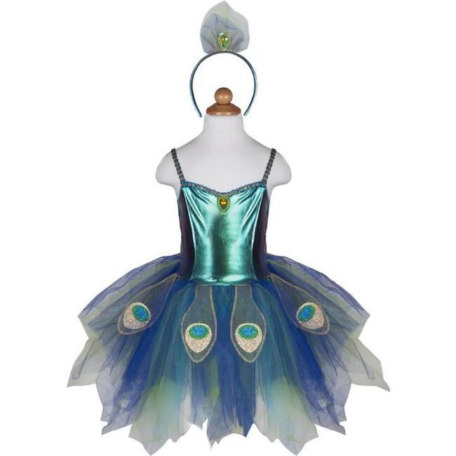 Pretty Peacock Dress & Headband - Costumes - 1