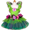 Fairy Blooms Deluxe Dress, Green - Costumes - 1 - thumbnail