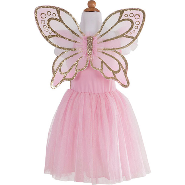 Gold Butterfly Dress and Wings