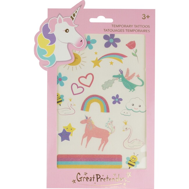 Adorable Unicorn Temporary Tattoos, 6pc Bundle - Costume Accessories - 2