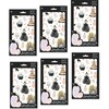 Enchanting Raven Halloween Witch Temporary Tattoos 6pc Bundle - Costume Accessories - 1 - thumbnail