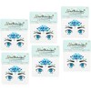 Ocean Mermaid Beautiful Face Crystals, 6pc Bundle - Costume Accessories - 1 - thumbnail