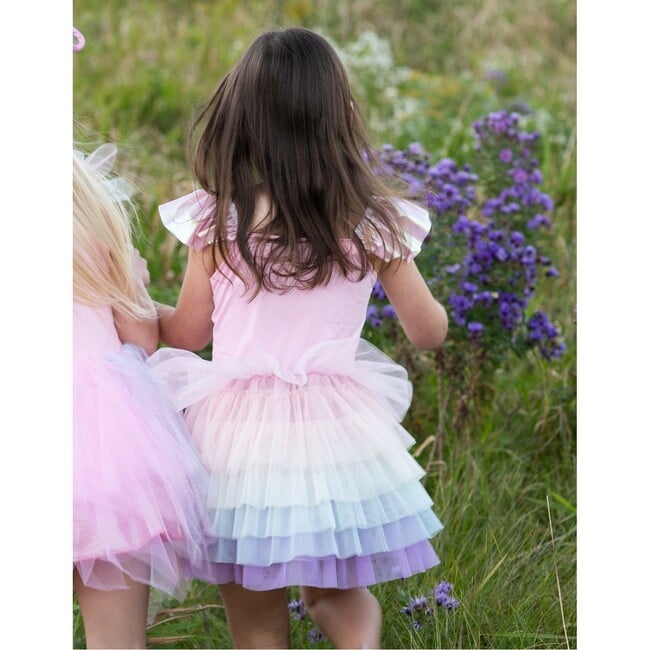 Rainbow Ruffle Tutu Dress, Pink/Multi - Costumes - 4