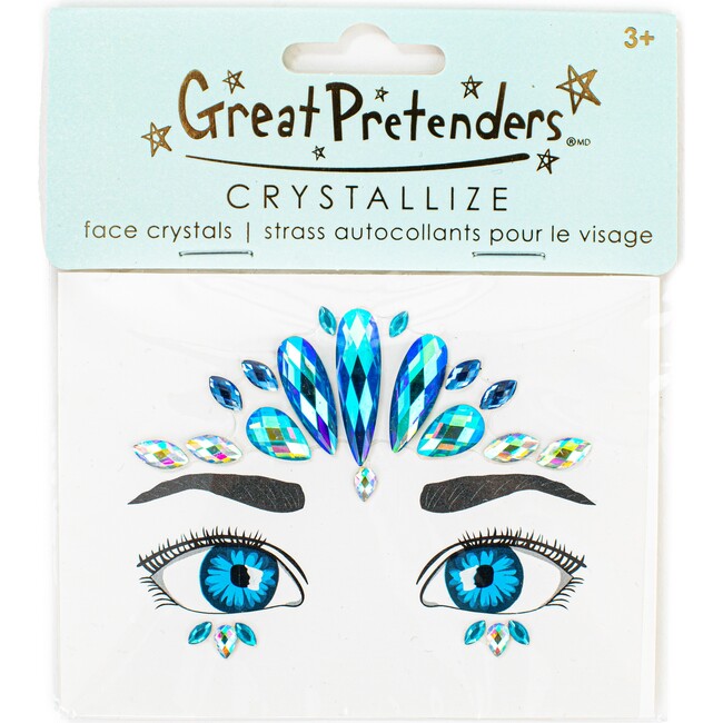 Ocean Mermaid Beautiful Face Crystals, 6pc Bundle