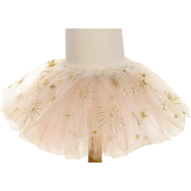 Great Pretenders Sparkle Star Tutu, White and Gold, Size 4-6 - Costumes - 4