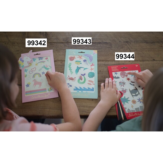 Adorable Unicorn Temporary Tattoos, 6pc Bundle - Costume Accessories - 6